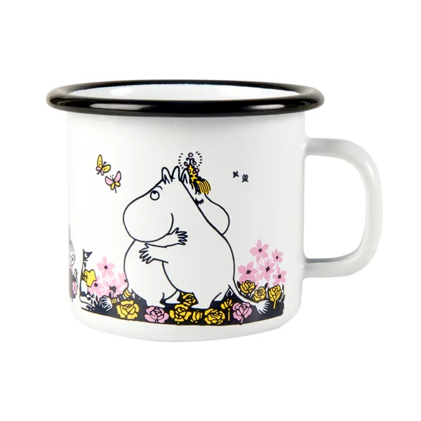 Mumin emaljmugg kram 25 cl