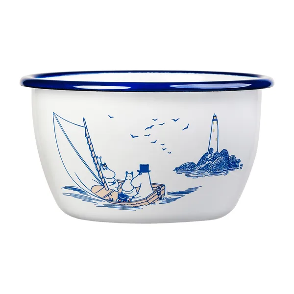 Mumin emaljskål 60 cl, Sailors