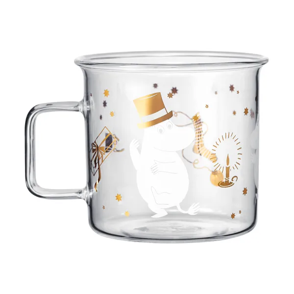 Mumin glasmugg 35 cl, Sparkling stars