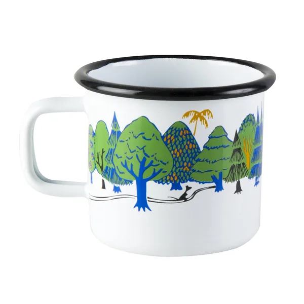 Mumindalen emaljmugg, 3,7 dl