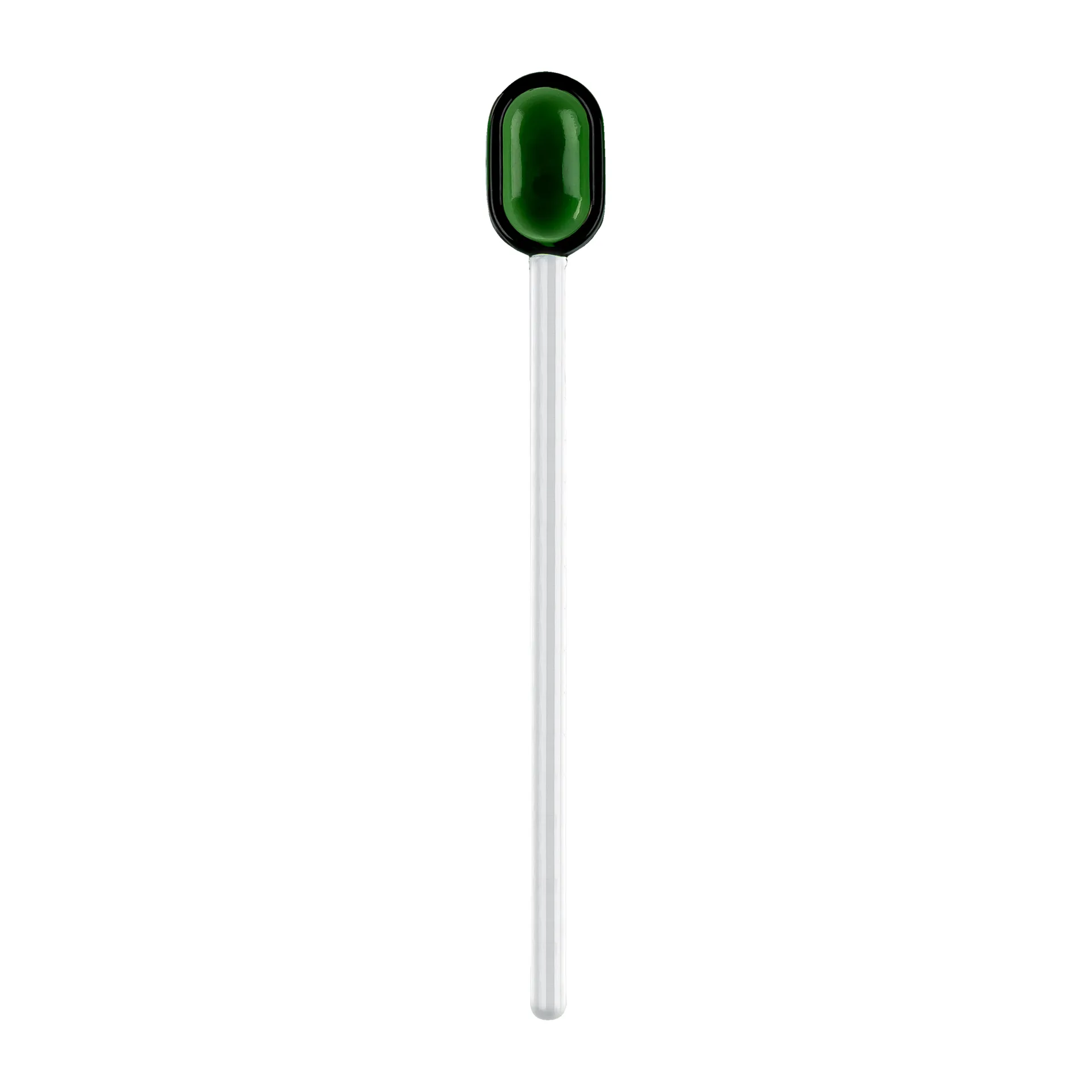 Muurla Muurla latteske glas 15,5 cm Green/Clear billede