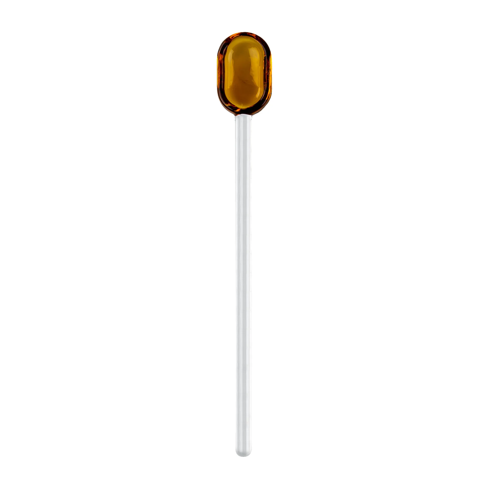 Muurla Muurla lattesked glas 15,5 cm Yellow-clear