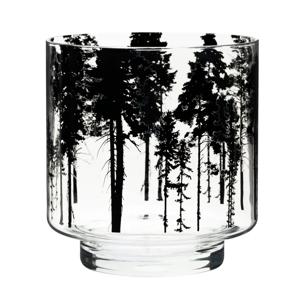 Nordic The Forest ljuslykta/vas 17 cm, Klar