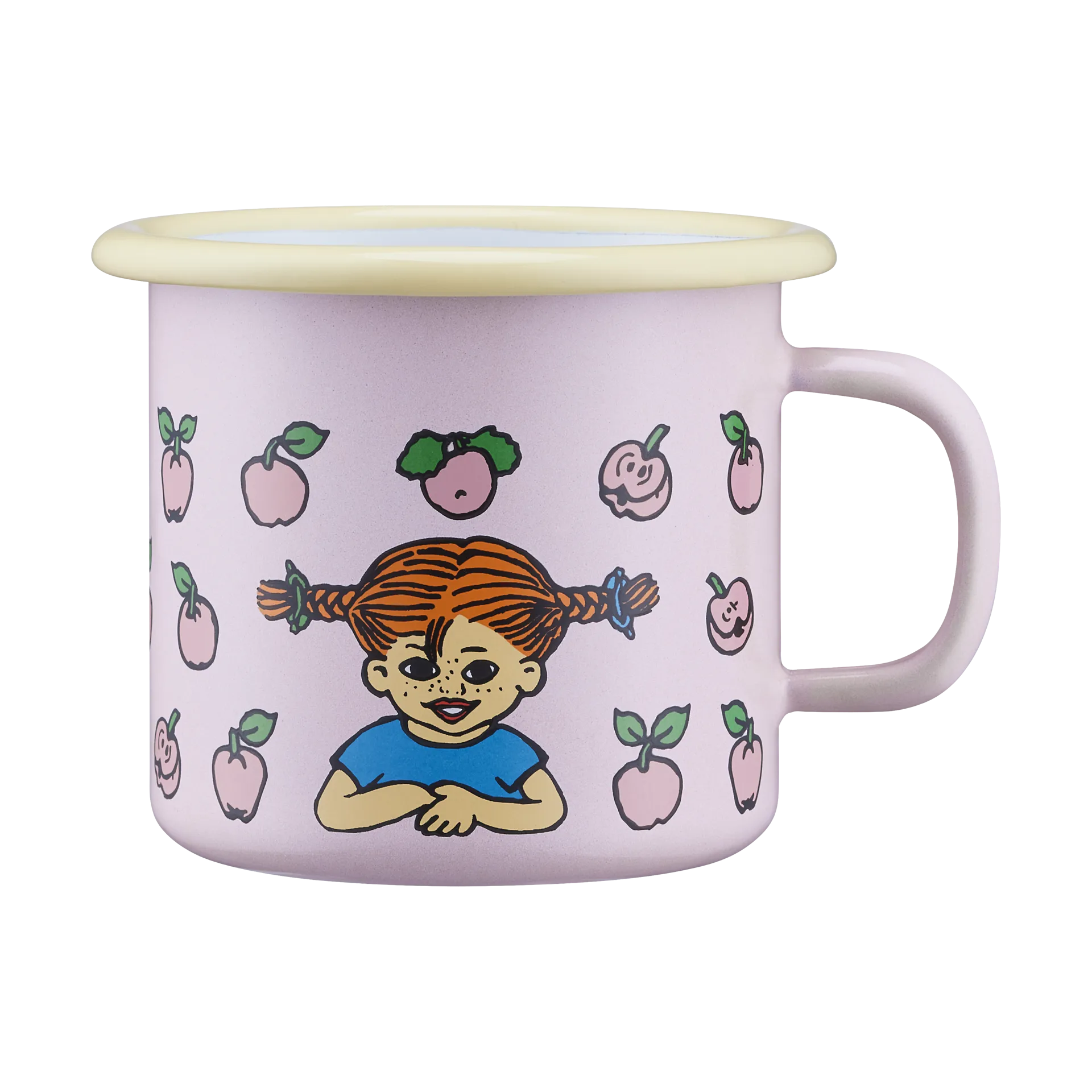 Muurla Pippi emaljmugg 2,5 dl Fruits