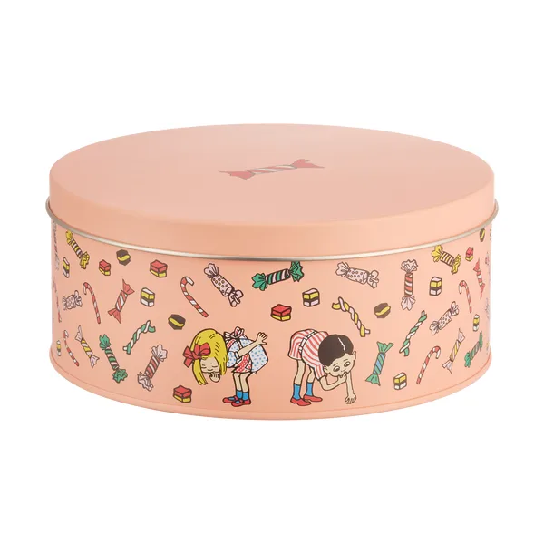 Pippi förvaringsburk med lock Ø15 cm, Candy