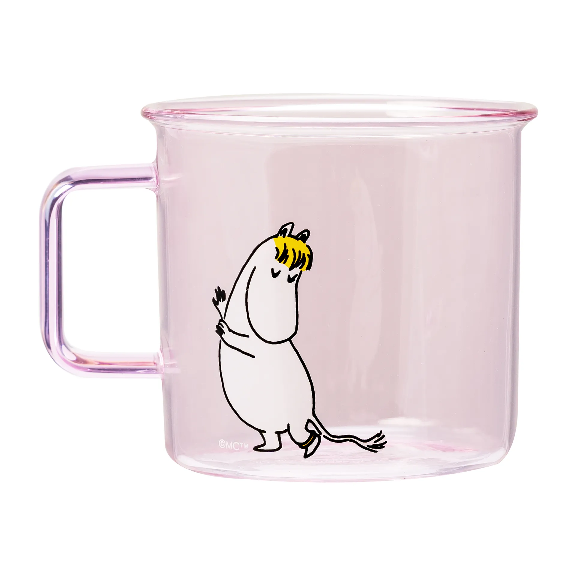 Muurla Snorkmaiden glaskrus 35 cl Lyserød