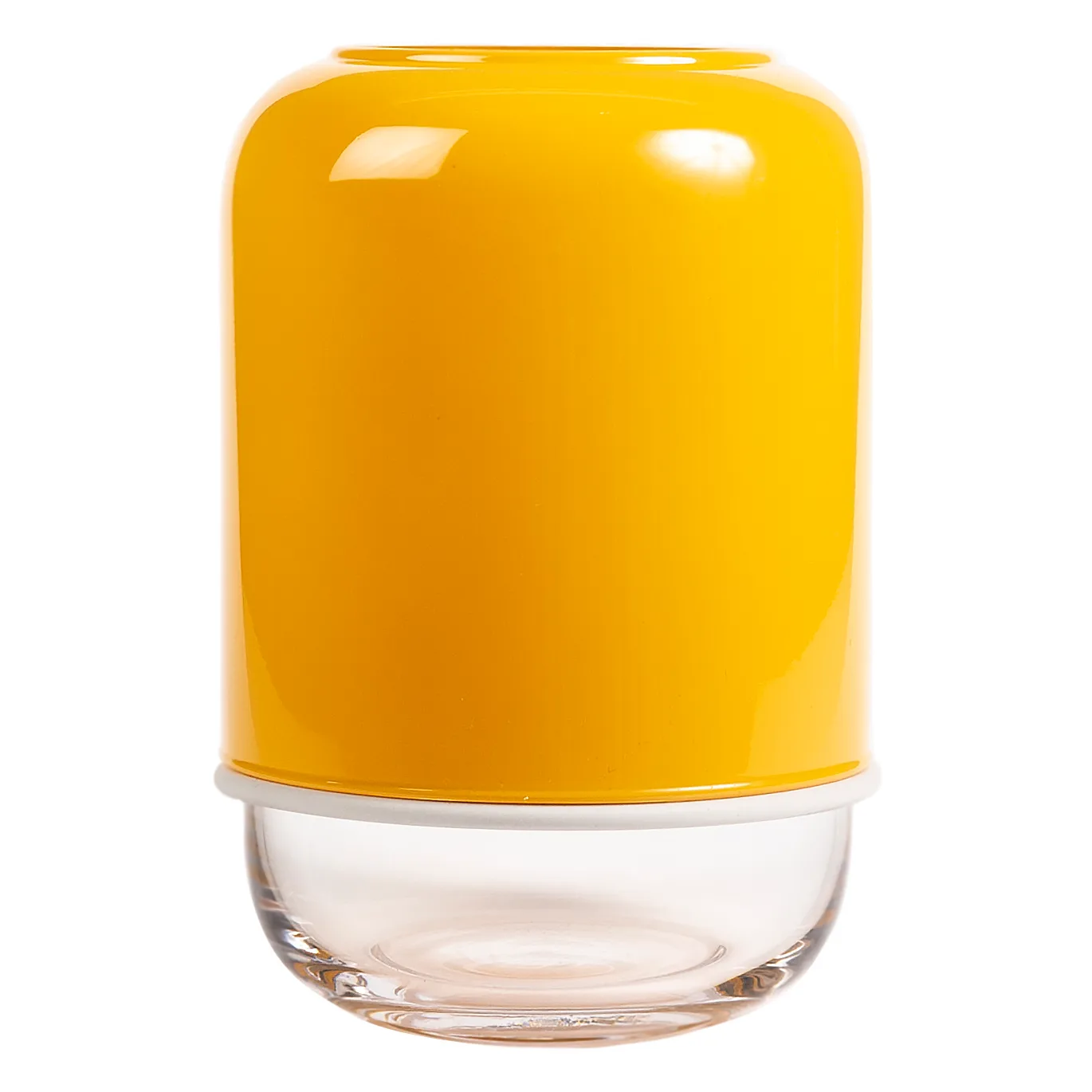 Muurla Vase ajustable Capsule 18- Gul-transparent