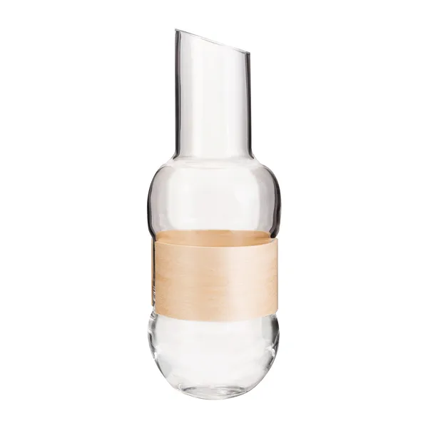 Veneer karaff 1 L, Transparent-björk