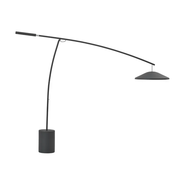 Contra golvlampa, Anthracite black-concrete, 188 cm