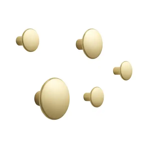 Dots Metal 5-pack, Brass