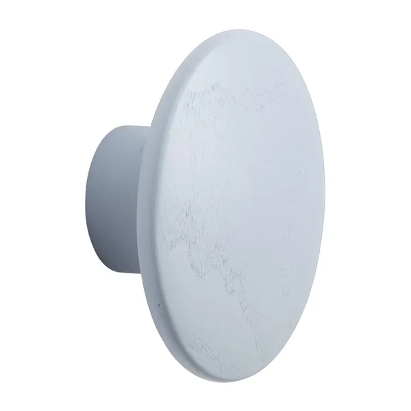 Dots wood krok light blue, Ø6,5 cm