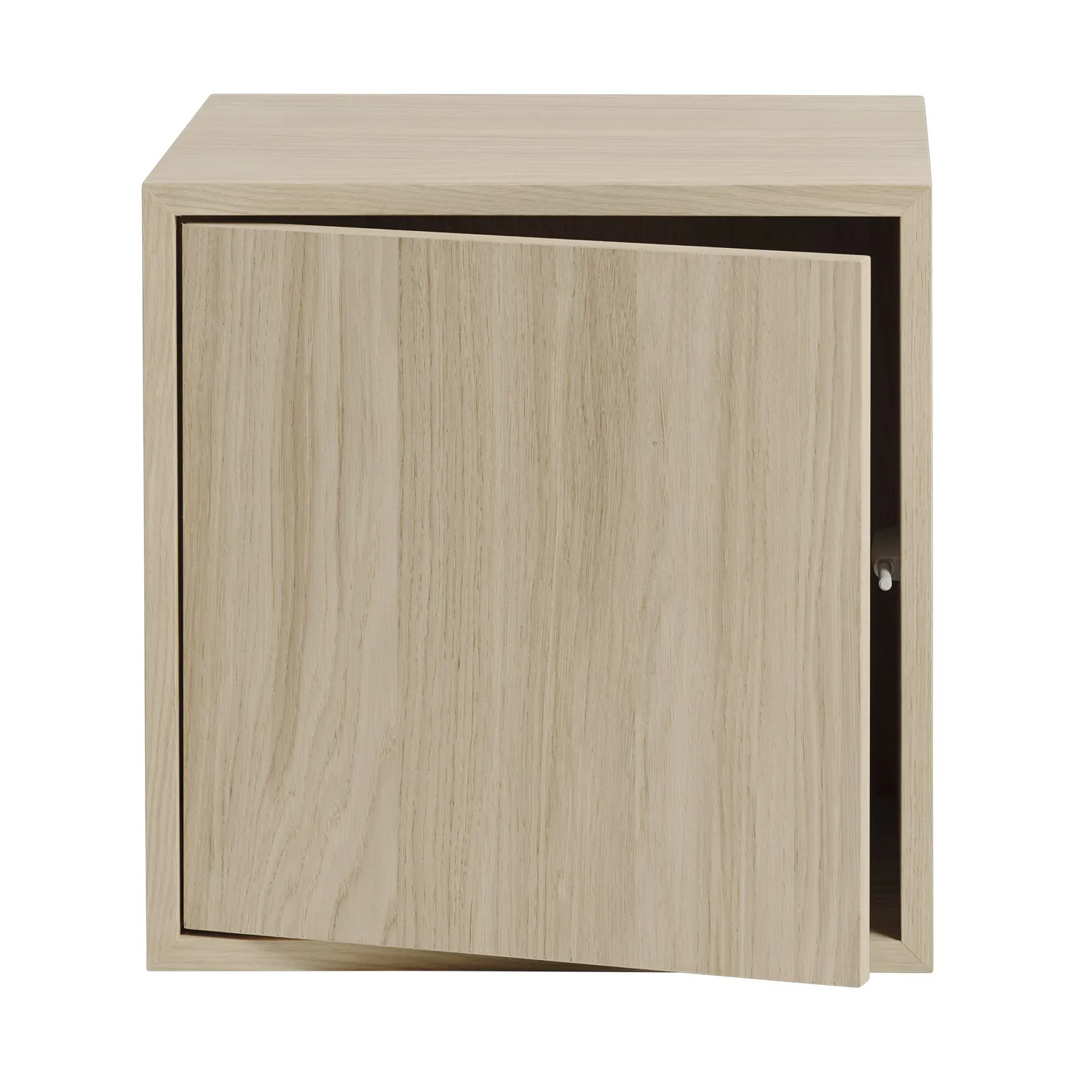 Muuto Étagère avec porte Stacked 2.0, moyen Chêne