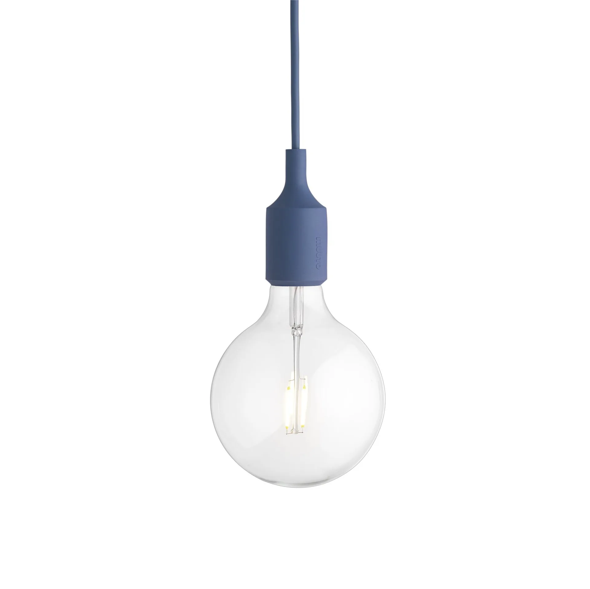 Muuto Lampe à suspension E27 Bleu clair