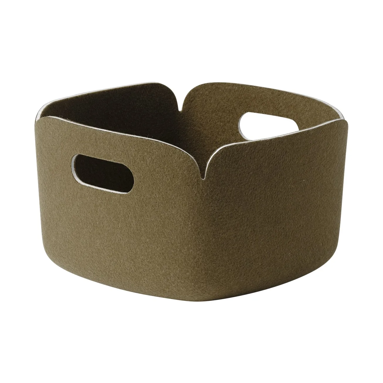 Muuto Restore opbevaringskurv 28x28 cm Brown green