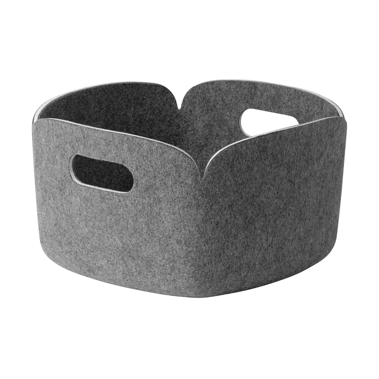 Muuto, Restore opbevaringskasse med kurv 28 x 28 cm - Grå Mélange