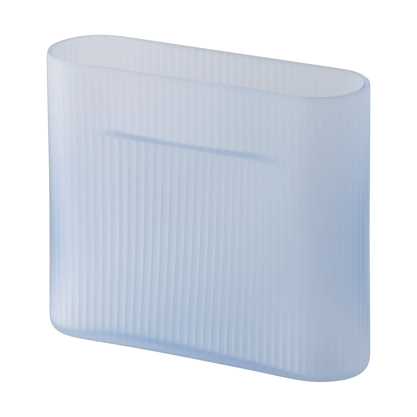 Muuto Ridge vas frostat glas 16,5 cm Light blue