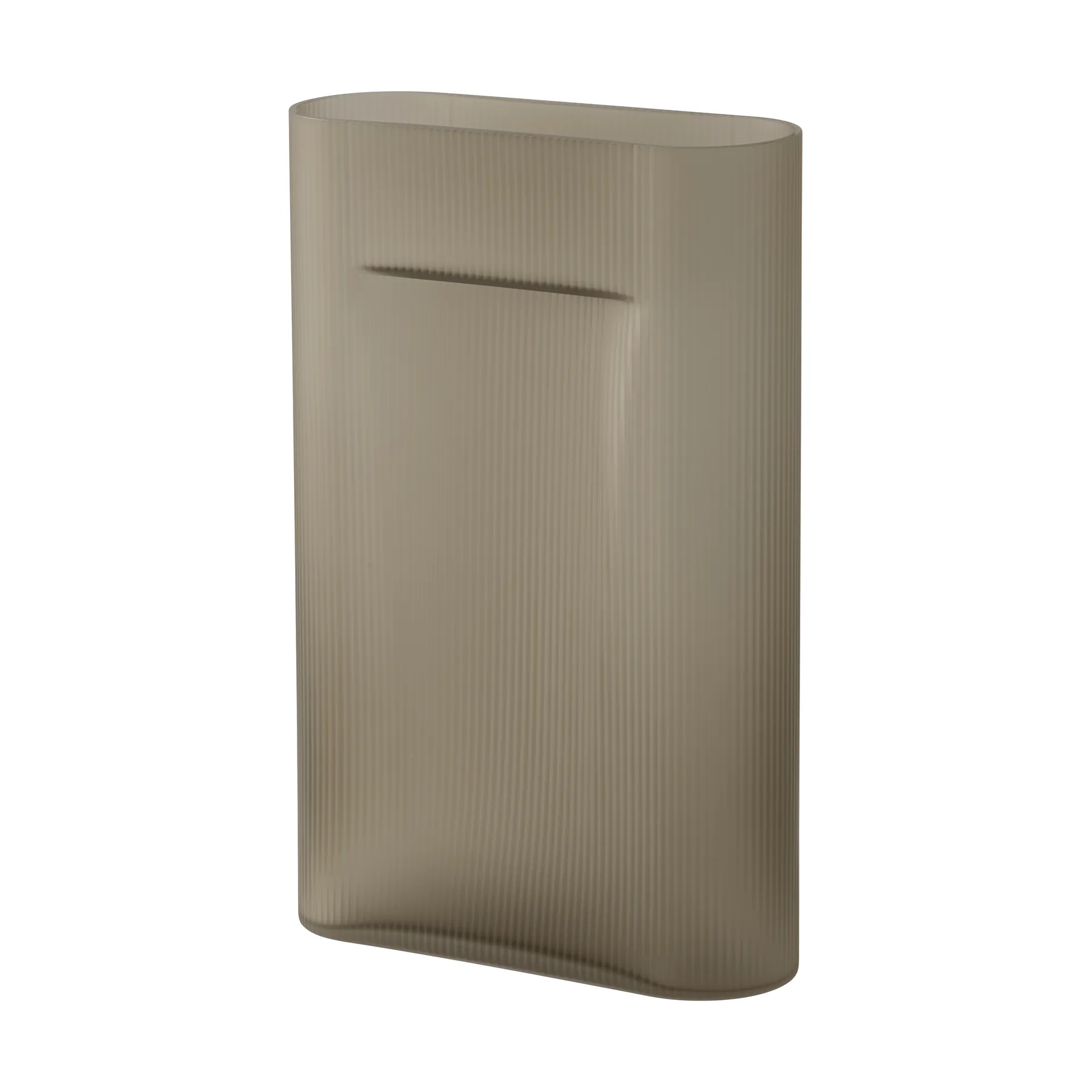 Muuto Ridge vas frostat glas 48,5 cm Taupe
