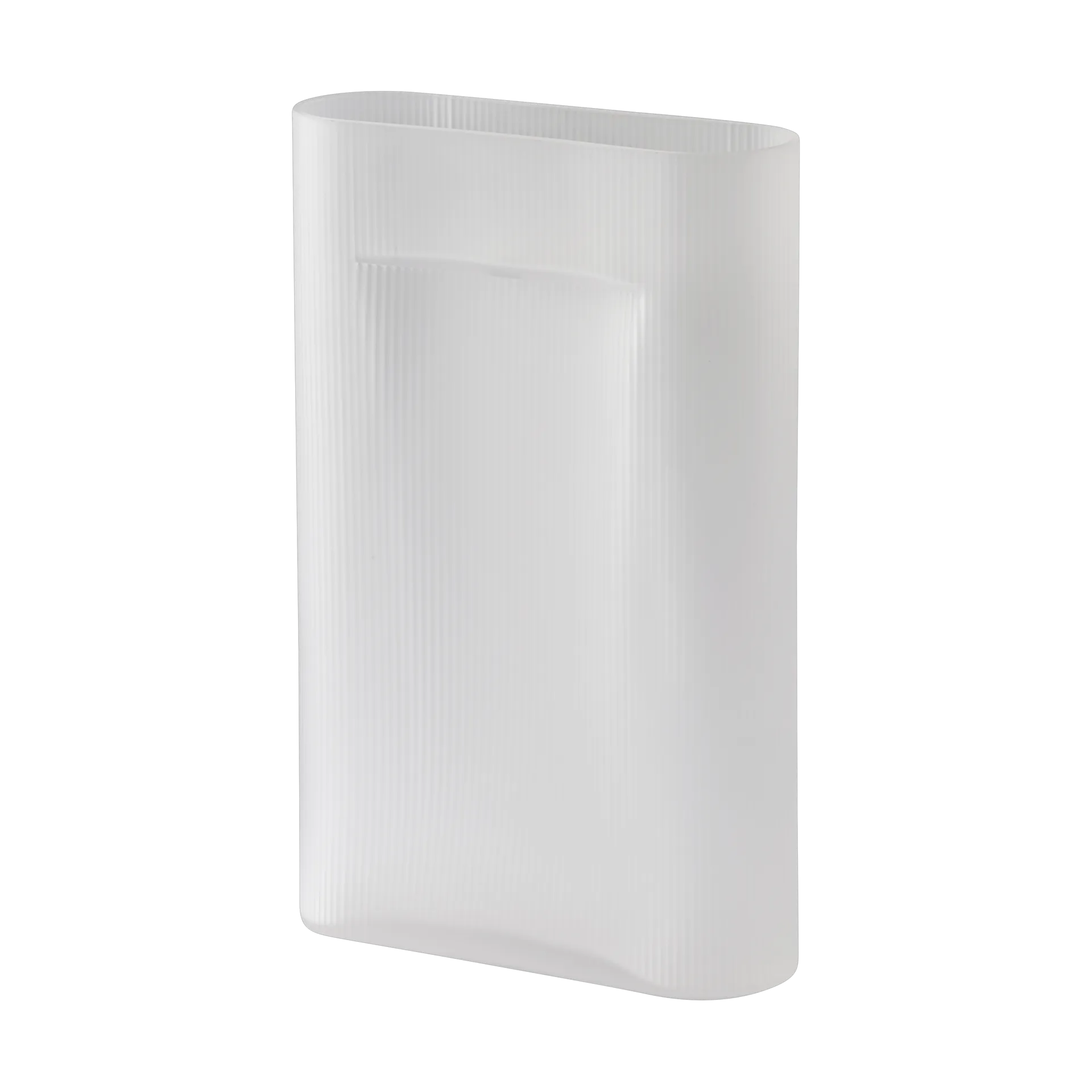 Muuto Ridge vas frostat glas 48,5 cm White