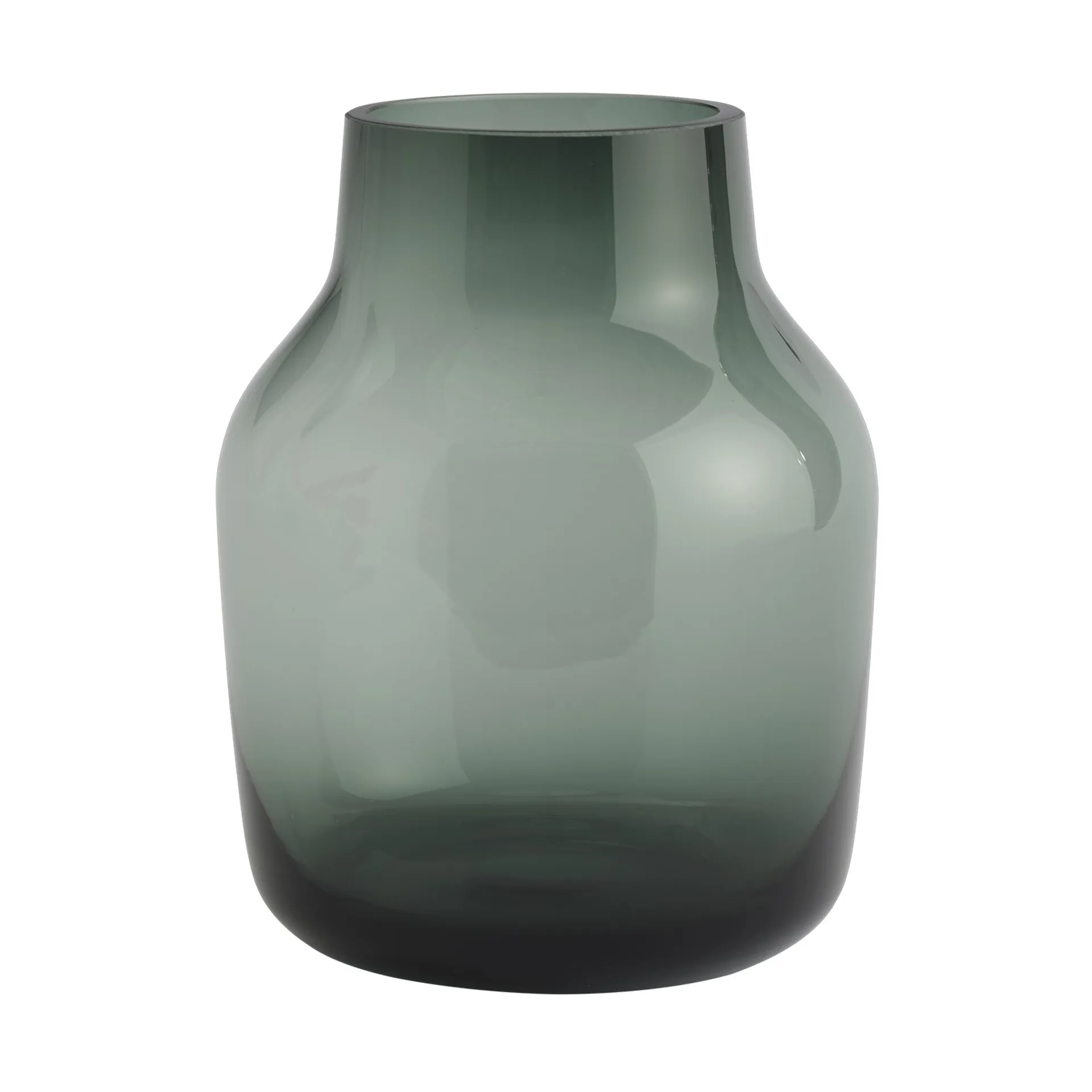 Muuto Silent vas &Oslash;15 cm Dark Green