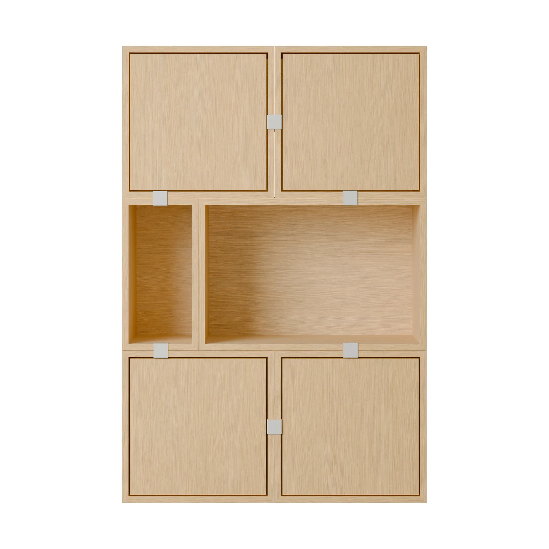 Muuto Système de rangement Stacked buffet configuration 4 Chêne