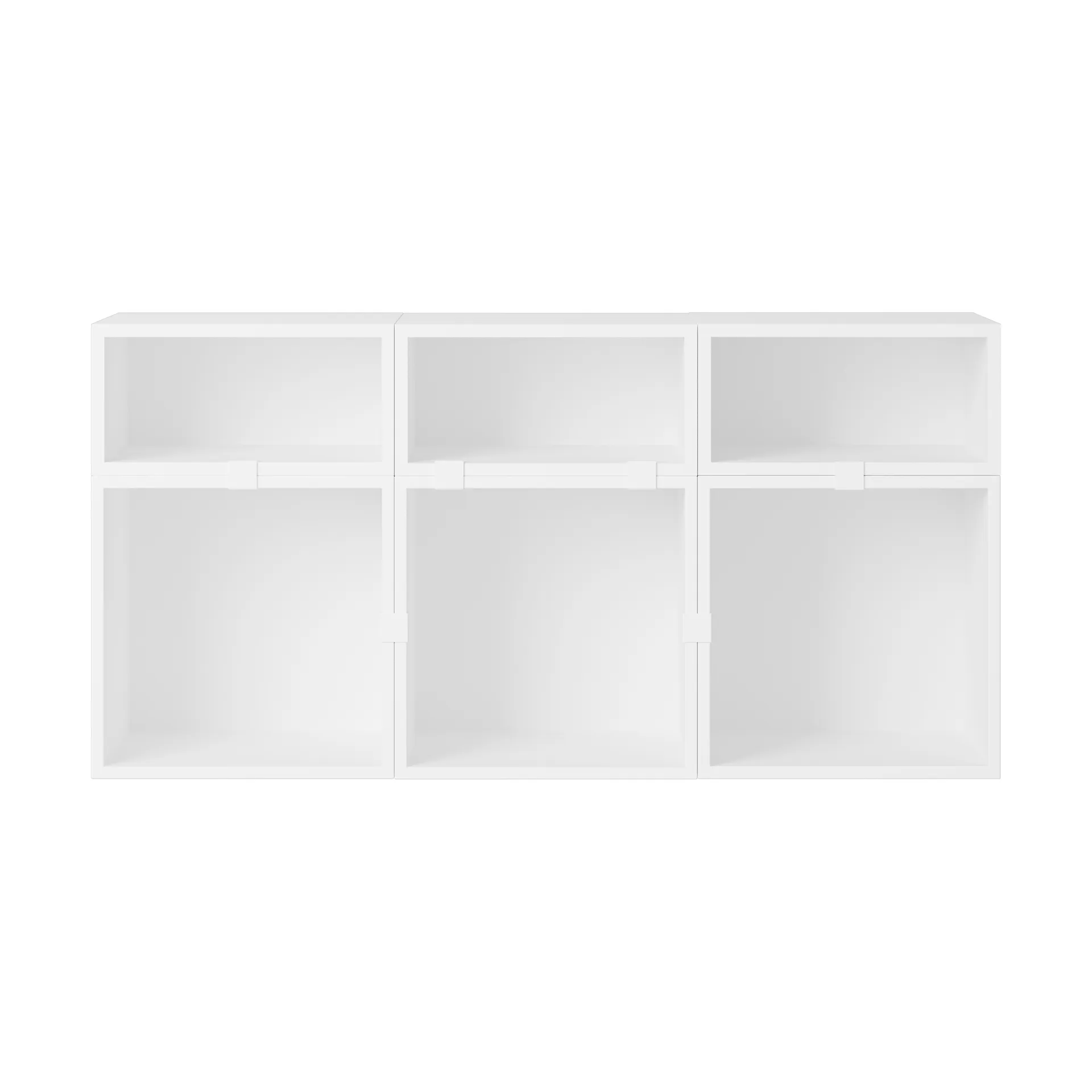 Muuto Système de rangement Stacked buffet configuration 5 White