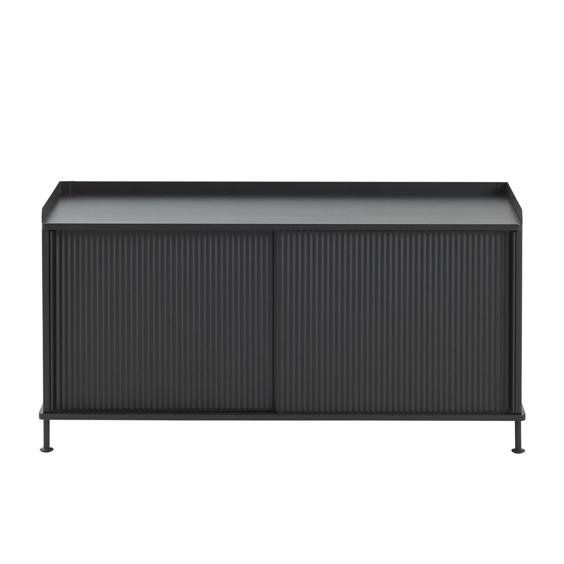 Muuto Table d'appoint Enfold, basse cm noir, noir