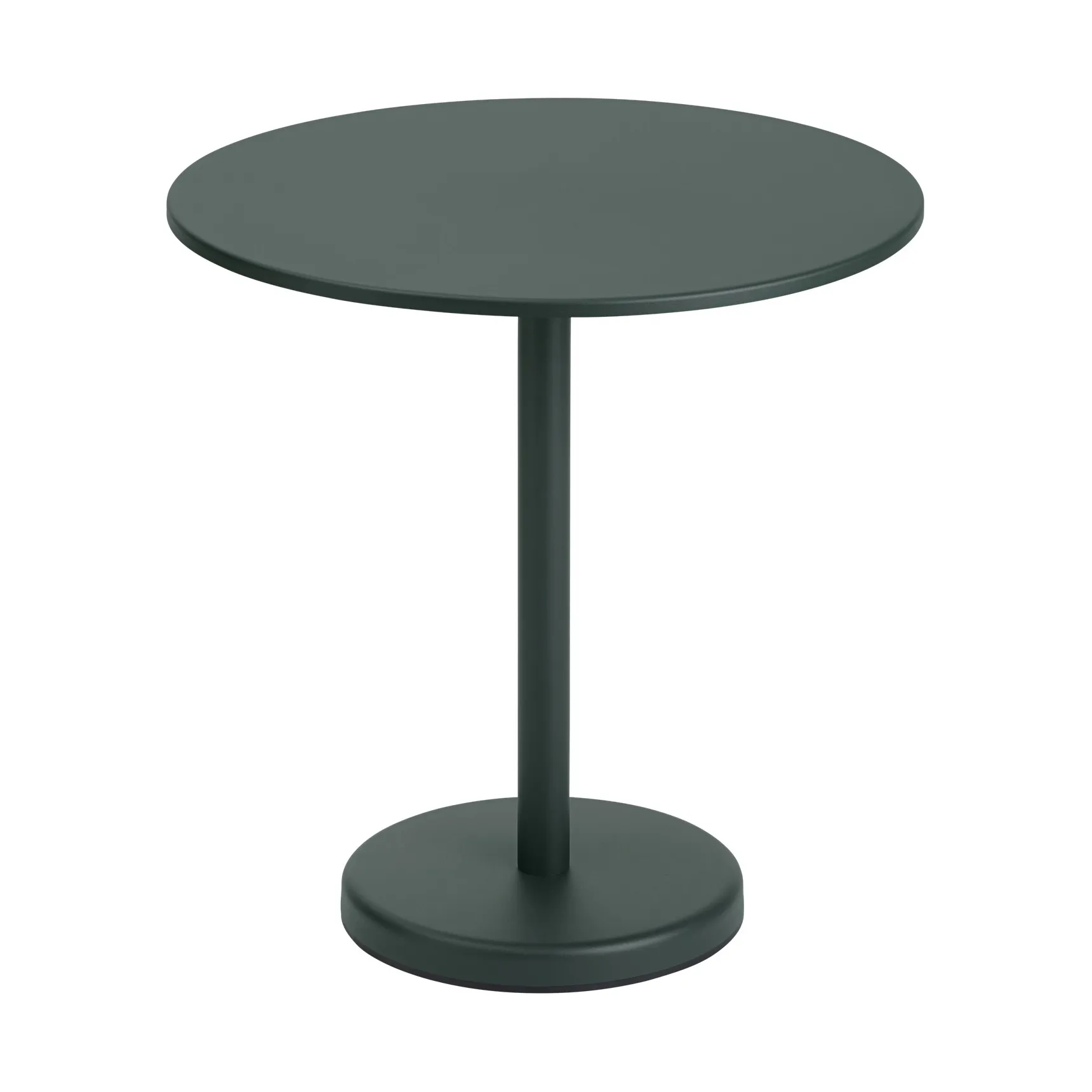 Muuto Table en acier Linear Dark green