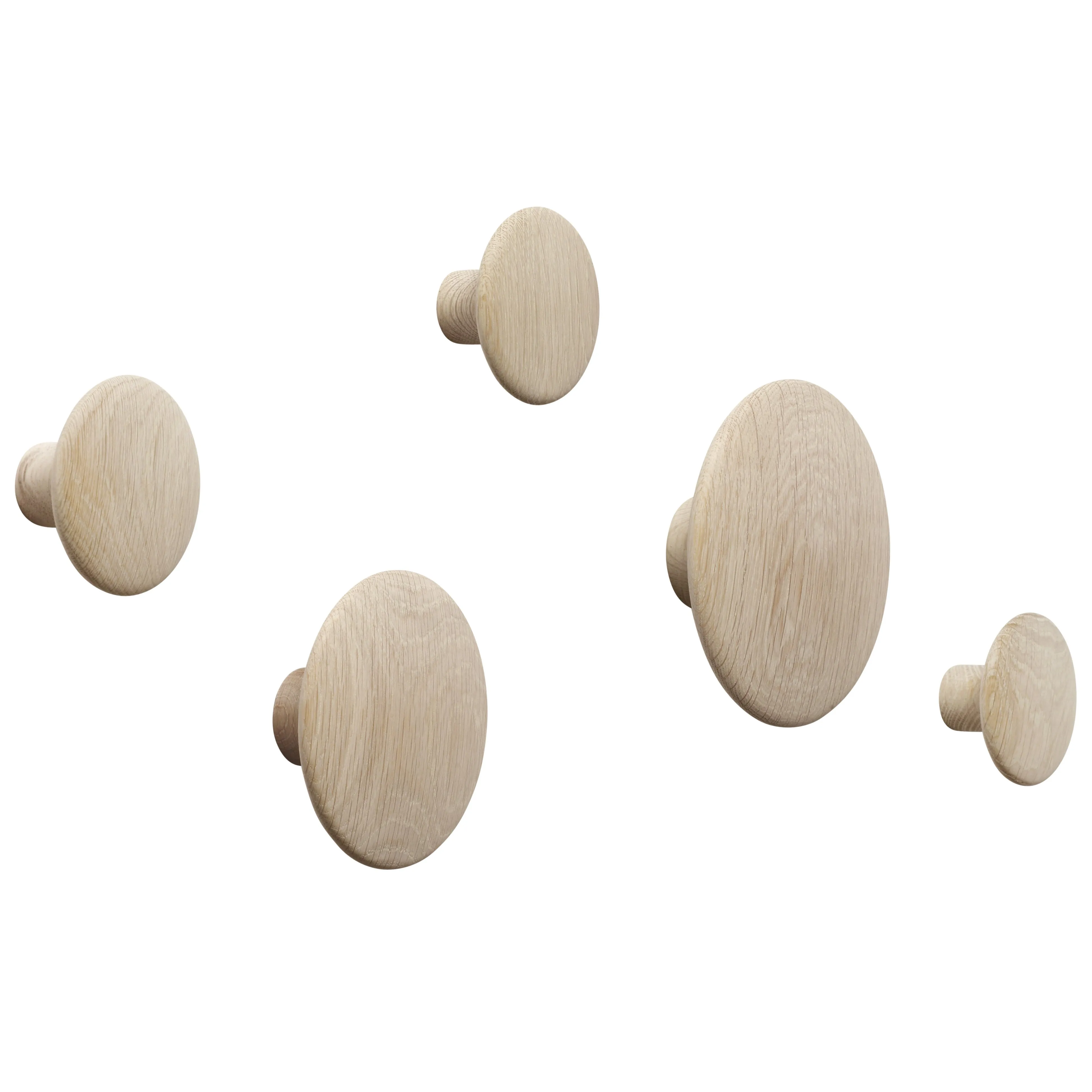 The Dots coat hooks, 5-pack from Muuto - NordicNest.com