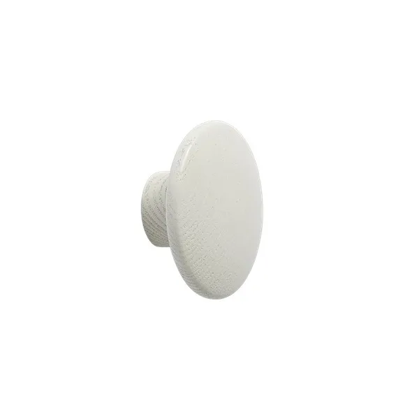 The Dots klädkrok off white, Ø6,5 cm