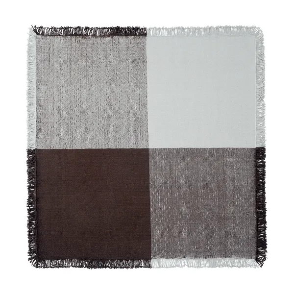 Verso ullmatta, Cool grey-dark brown, 258x258 cm