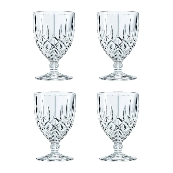 Noblesse glas på fot 23 cl 4-pack, Klar