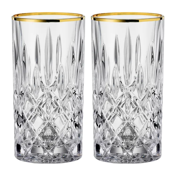 Noblesse Gold longdrinksglas 37,5 cl 2-pack, Klar