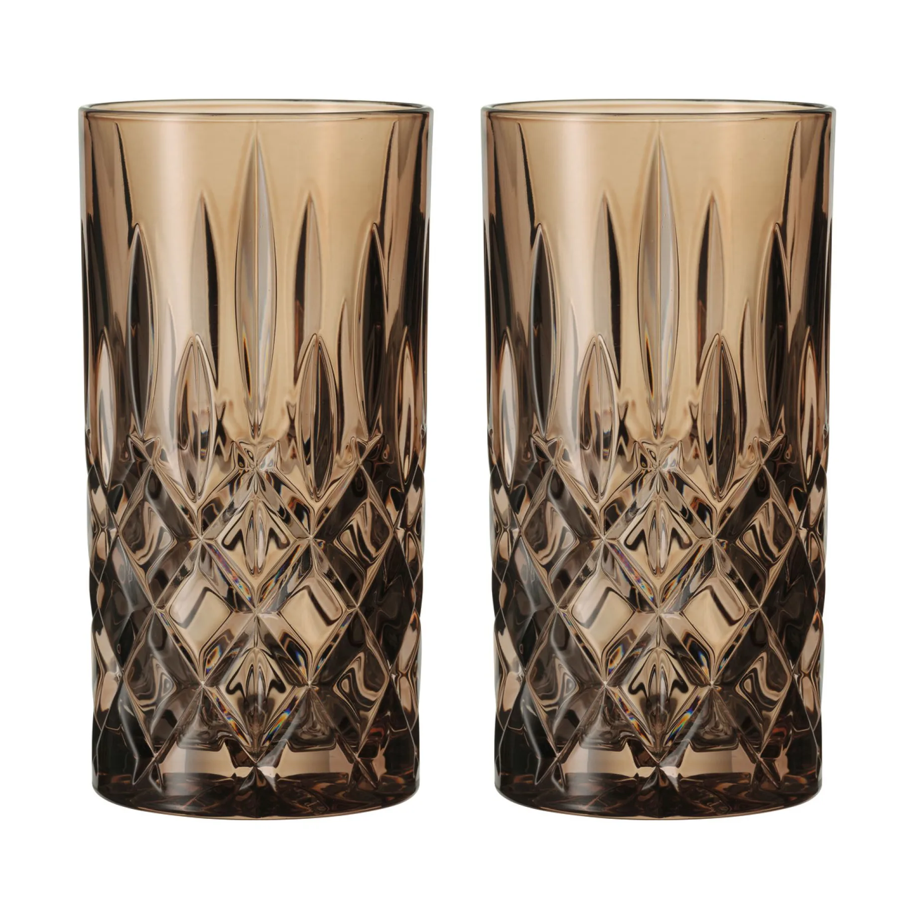 Nachtmann Noblesse Longdrink glas 39,5 cl 2-pak Tobacco