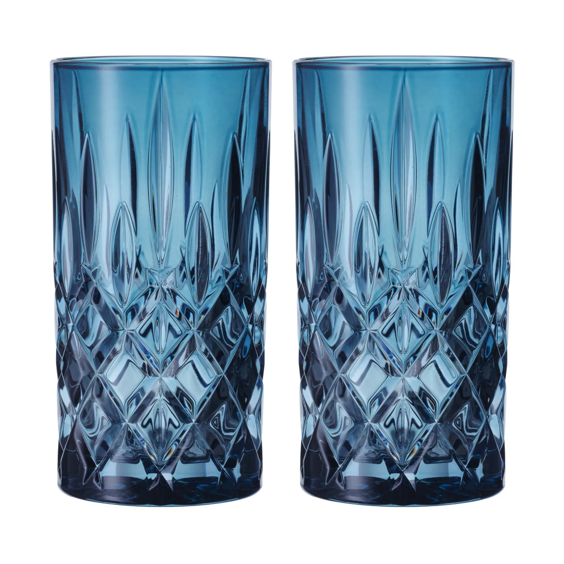 Nachtmann Noblesse Longdrink glas 39,5 cl 2-pak Vintage blue