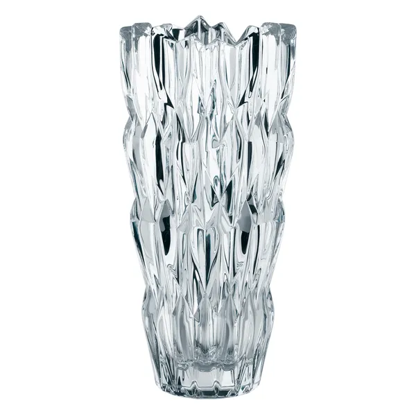 Quartz vas 26 cm, Klar