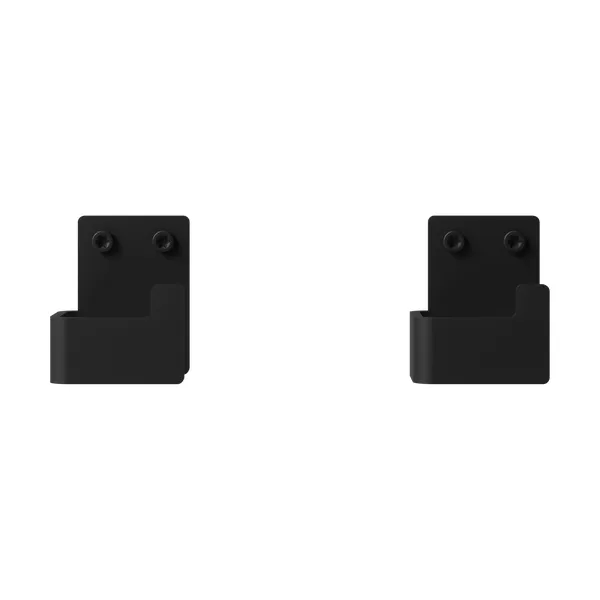 Nichba handdukskrok, Black, 2-pack