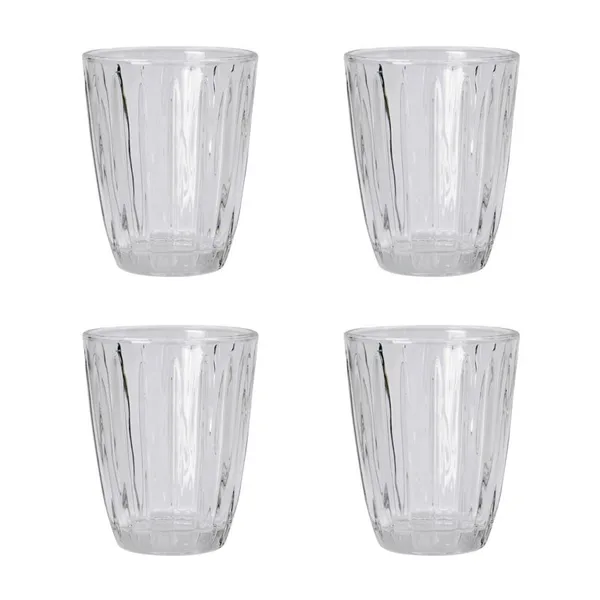 Groove dricksglas 20 cl 4-pack, Klar