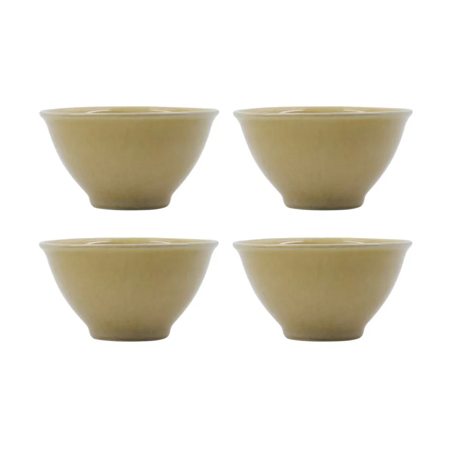 Nicolas Vahé Hala skål Ø12 cm 4-pak Gul