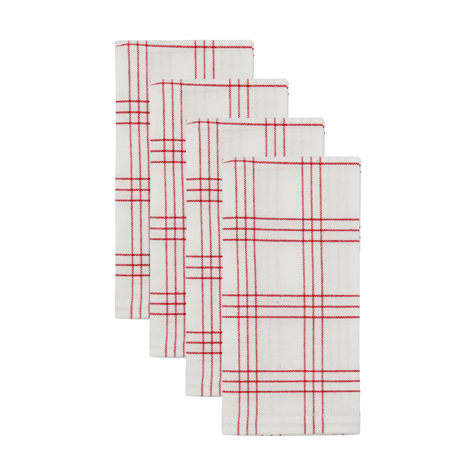 Nicolas Vahé Serviettes en coton Chef, lot de 4 Rouge