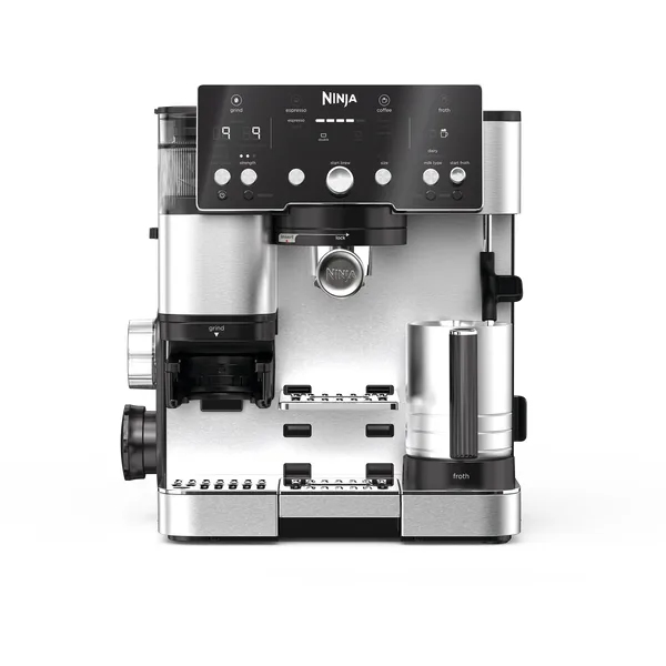 Ninja Luxe™ café essential 2-i-1 espressomaskin, Stainless steel