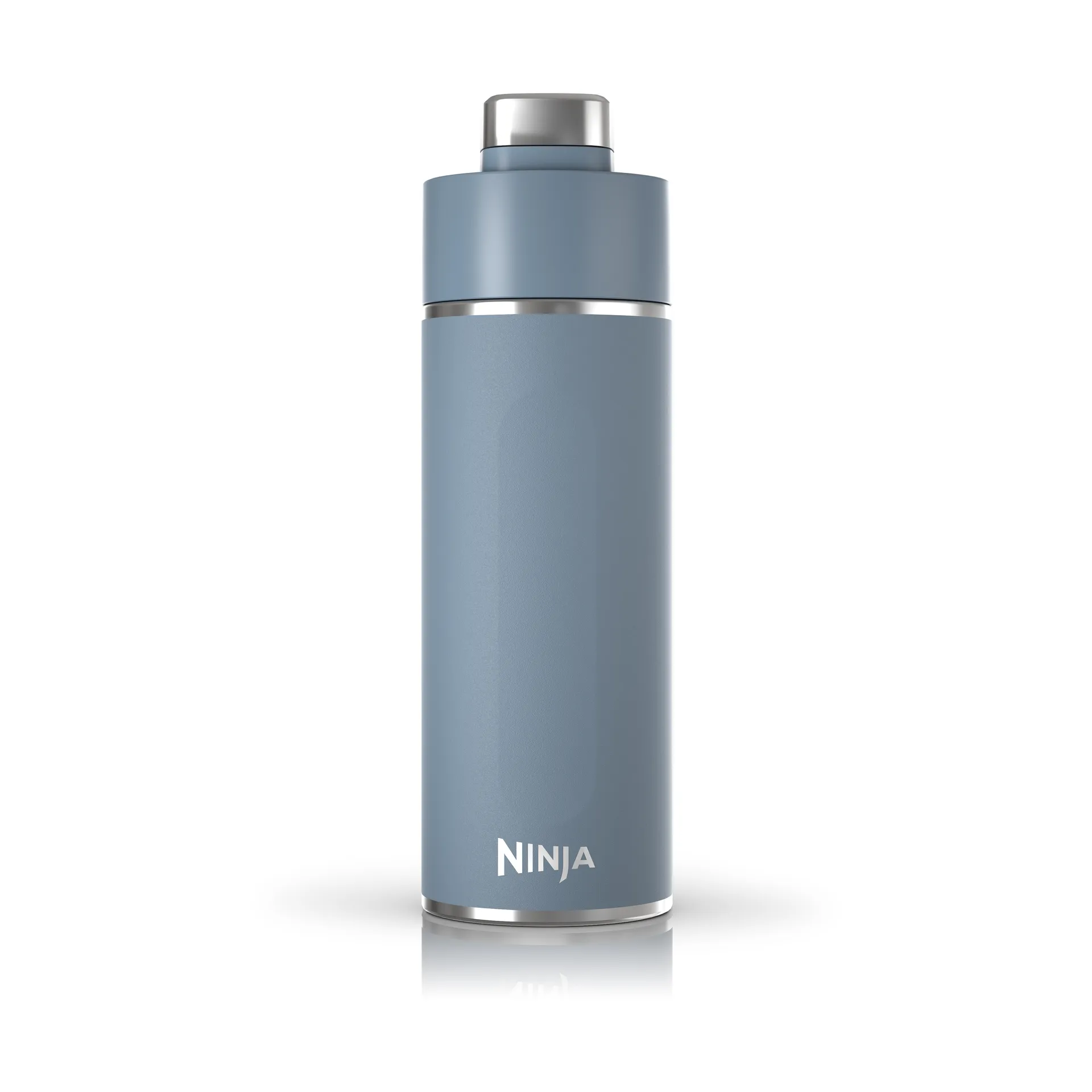 Ninja Thirsti, Dagligt forbrug, Fitness, Vandring, Sport, 700 ml, Skruelåg, Plast, Rustfrit stål, Blå, Voksen