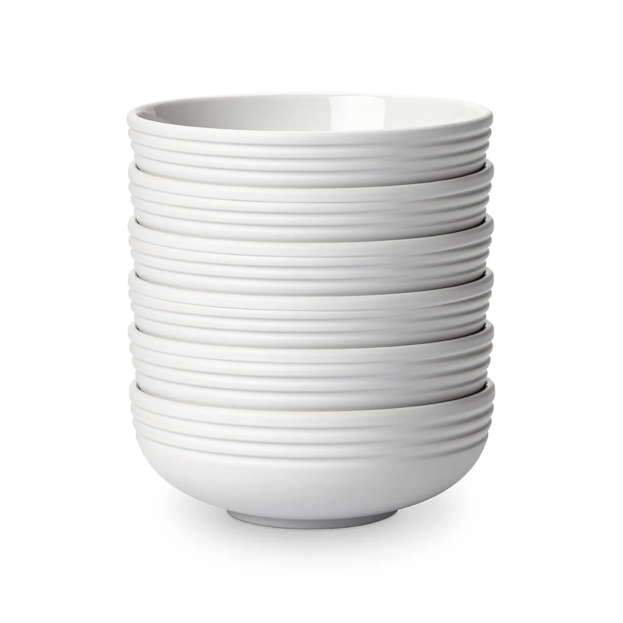 NJRD Lines sk&aring;l &Oslash;16 cm 6-pack Vit