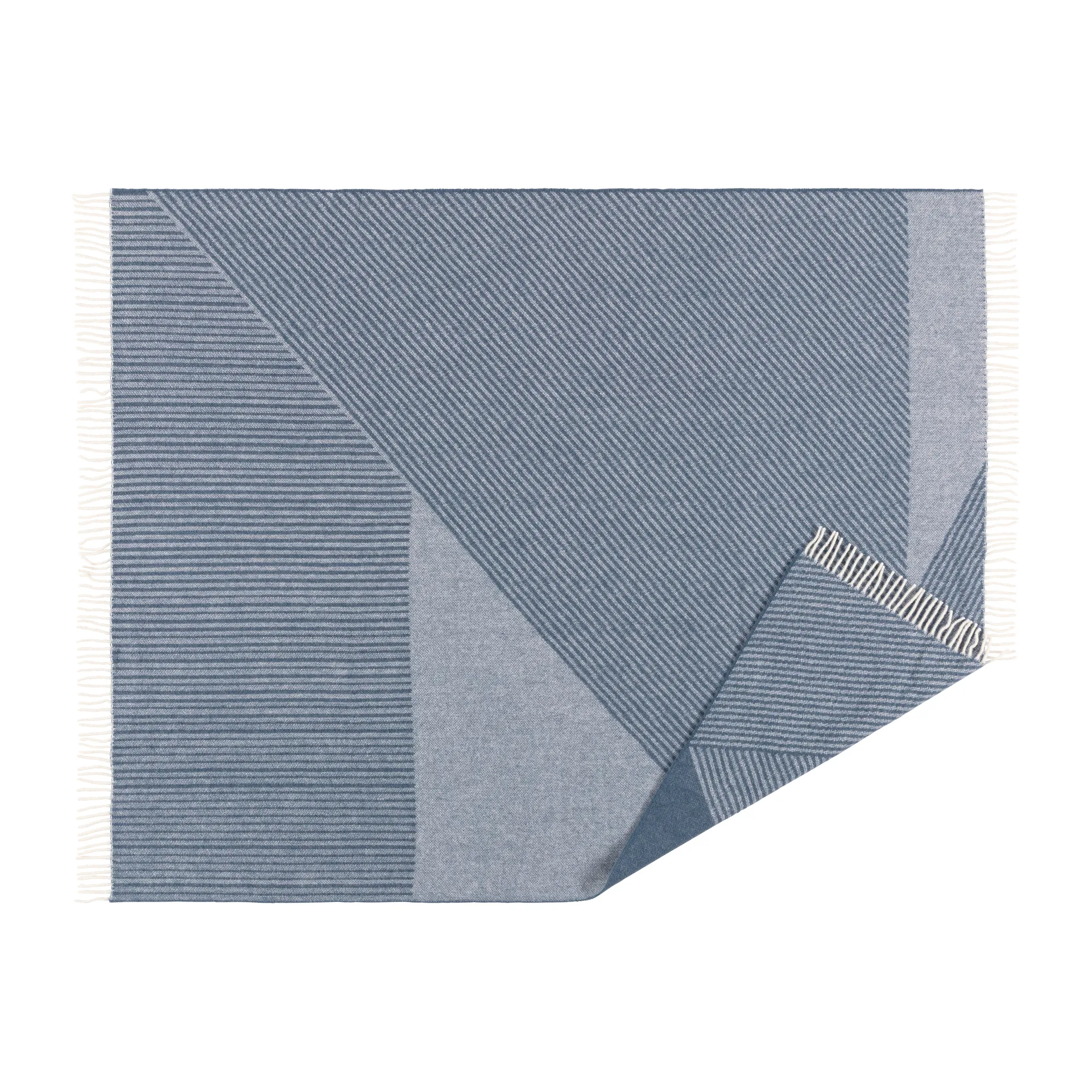 NJRD Plaid en laine Stripes cm Bleu