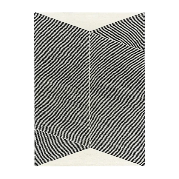 Rectangles ullmatta naturvit, 170x240 cm