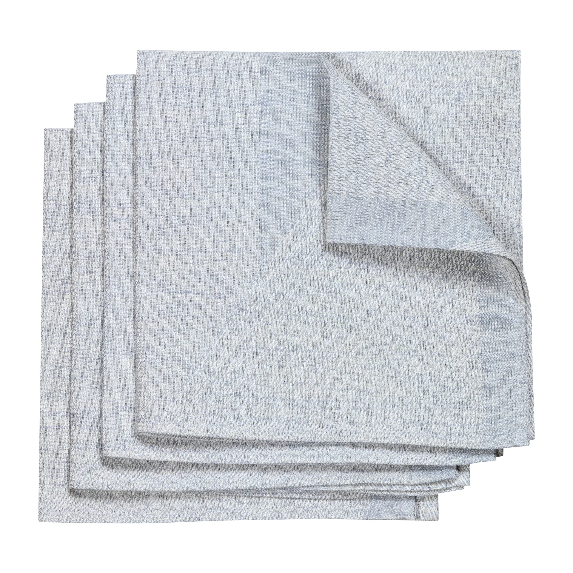 NJRD Serviette Metric cm Lot de 4 Bleu-blanc