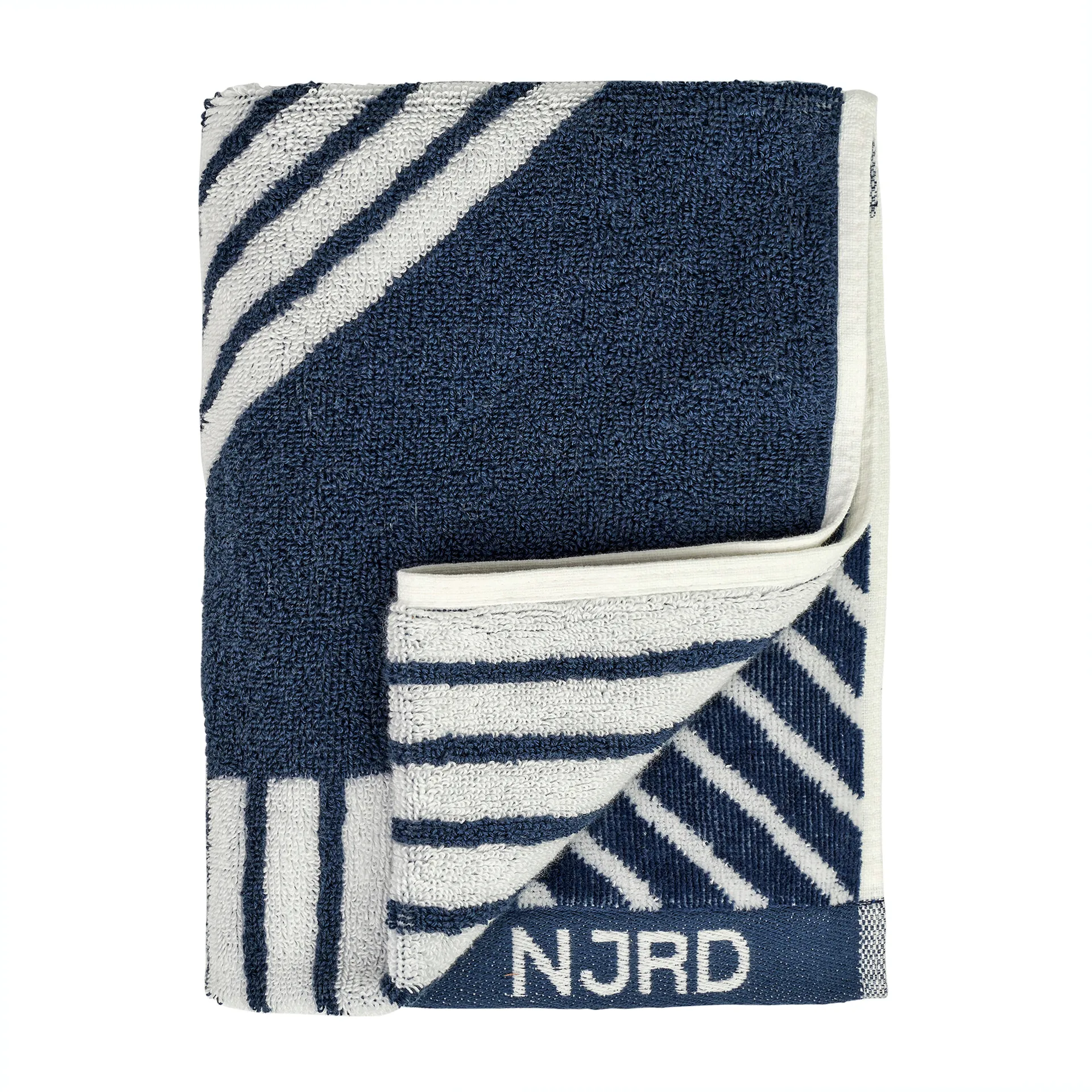 NJRD Serviette Stripes cm Bleu