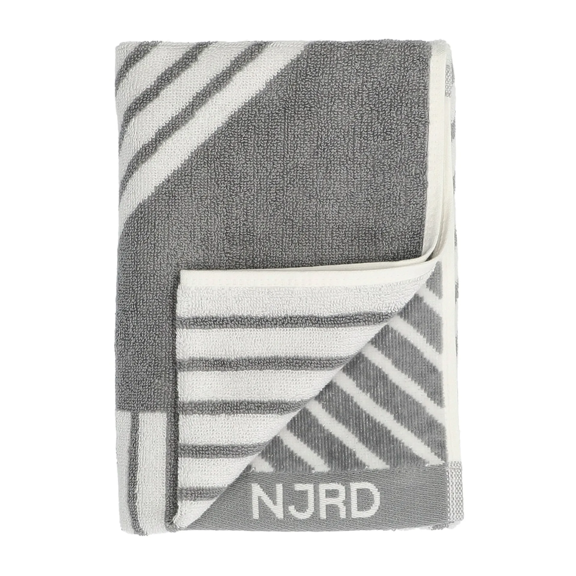 NJRD Serviette Stripes cm Gris
