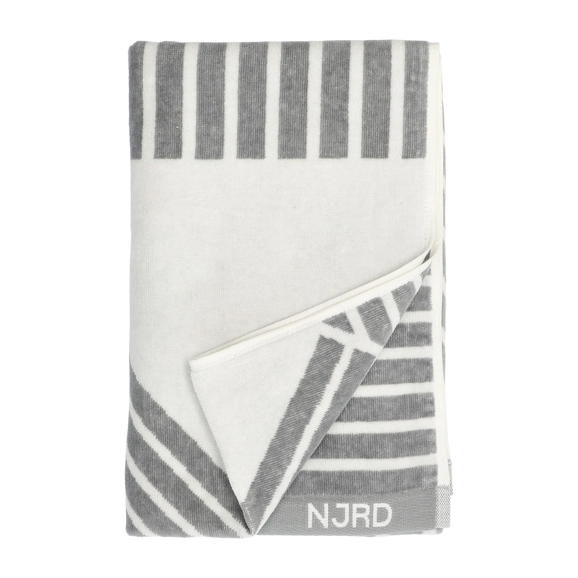 NJRD Serviette Stripes cm Gris — vue 3