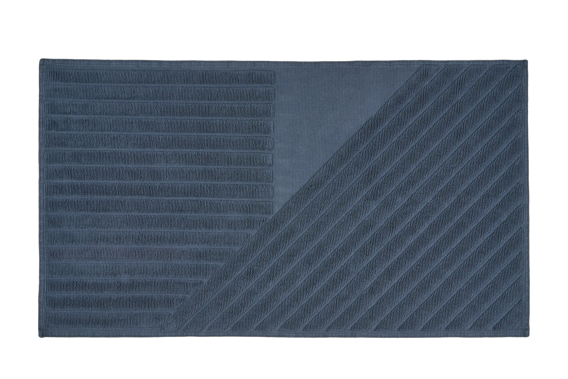 NJRD Tapis de salle de bain Stripes cm Bleu