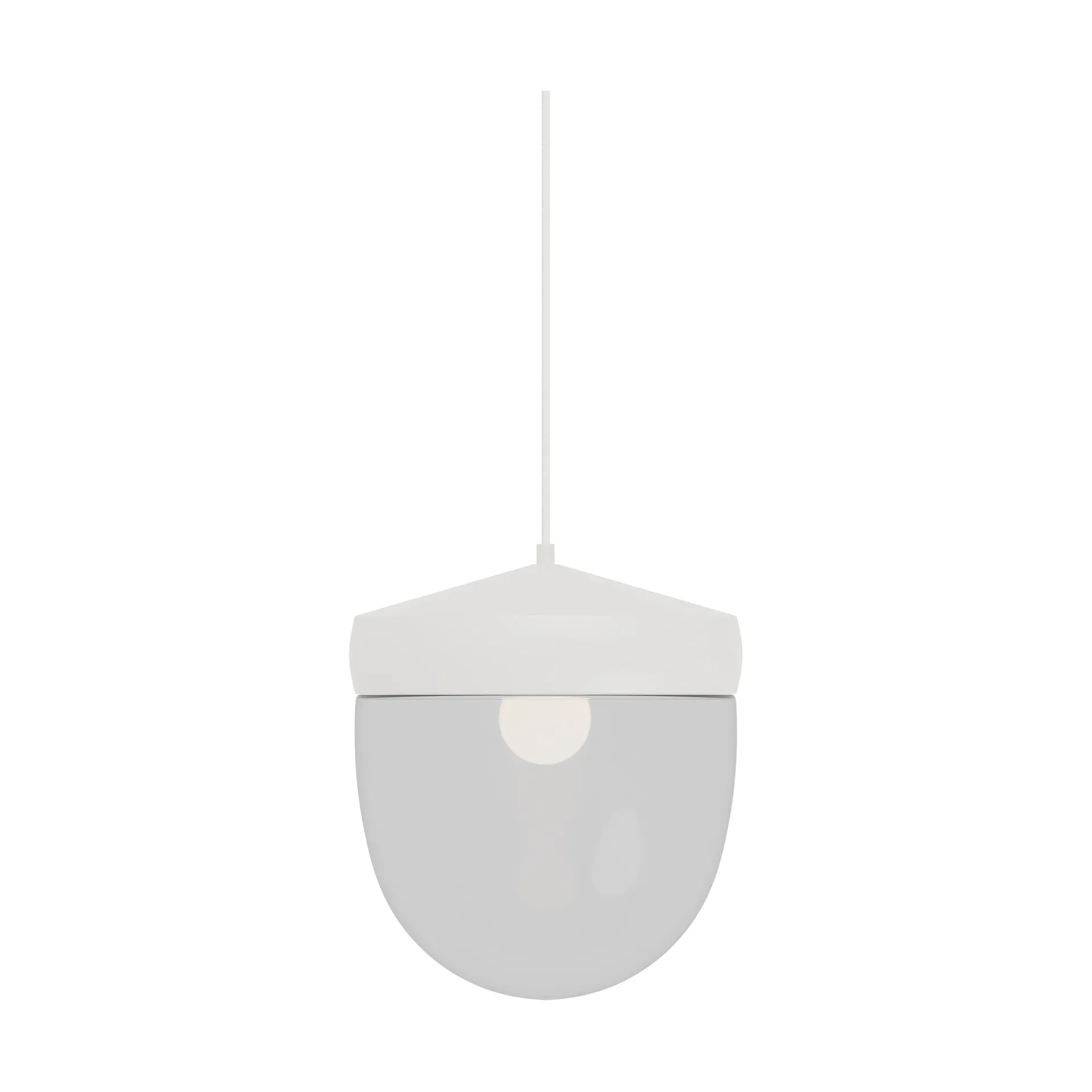 Noon Suspension Pan verre transparent Blanc-blanc